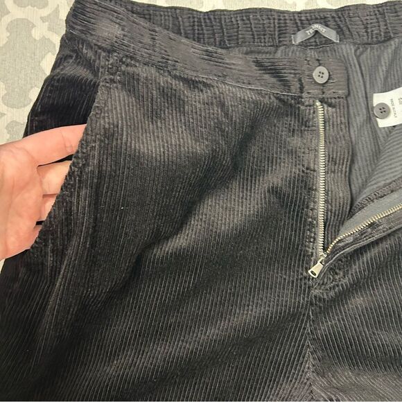 TRANSIT PAR SUCH women’s Tapered Trouser PANTS in black corduroy - Picture 11 of 12